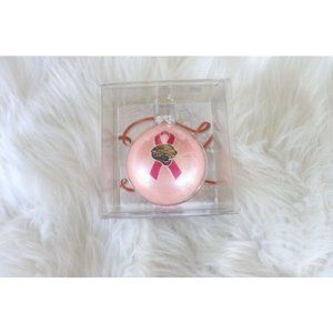 NFL Jacksonville Jaguars Breast Cancer Awareness Christmas Glass Ornament